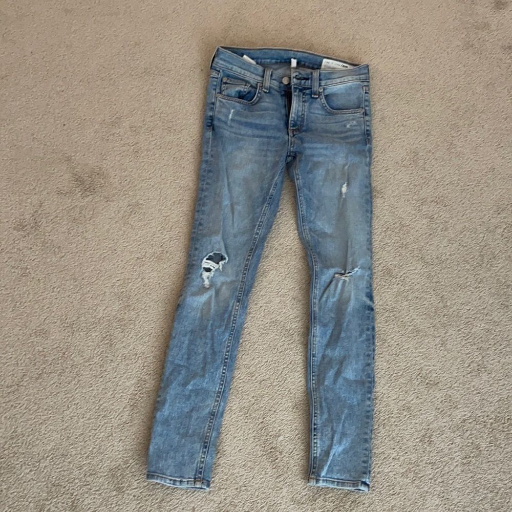 Rag and bone size 24 distressed skinny Jean